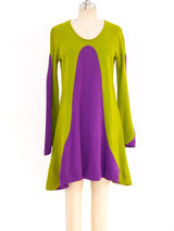 Mod Colorblock Knit Mini Dress Dress arcadeshops.com