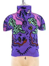 Issey Miyake Cartoon Illustrated Top Top arcadeshops.com