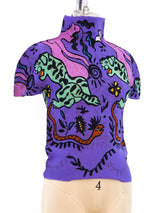 Issey Miyake Cartoon Illustrated Top Top arcadeshops.com