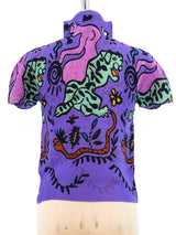 Issey Miyake Cartoon Illustrated Top Top arcadeshops.com