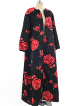 Rose Printed Opera Coat Outerwear arcadeshops.com