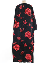 Rose Printed Opera Coat Outerwear arcadeshops.com