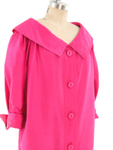 Yves Saint Laurent Fuchsia Silk Dress Dress arcadeshops.com