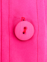 Yves Saint Laurent Fuchsia Silk Dress Dress arcadeshops.com