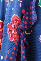 Diane Freis Printed Ruffle Dress Dress arcadeshops.com