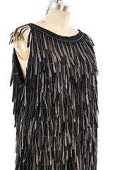 Fendi Sleeveless Fringe Dress Dress arcadeshops.com