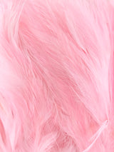 1960's Pink Feather Column Gown Dress arcadeshops.com
