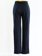 Fendi Black Zucca Logo Pants Bottom arcadeshops.com