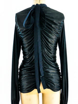 Chanel Parachute Ruched Jersey Top Top arcadeshops.com