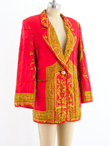 Gianfranco Ferre Quilted Silk Jacket Jacket arcadeshops.com