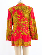 Gianfranco Ferre Quilted Silk Jacket Jacket arcadeshops.com