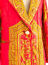 Gianfranco Ferre Quilted Silk Jacket Jacket arcadeshops.com