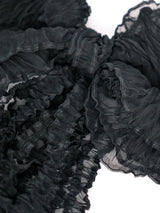 Chanel Silk Ruffle Bow Brooch Accessory arcadeshops.com