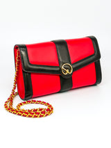 St John Red Leather Shoulder Bag Accessory arcadeshops.com