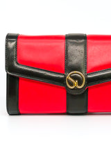 St John Red Leather Shoulder Bag Accessory arcadeshops.com