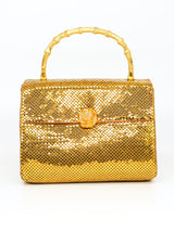 1960's Metal Mesh Top Handle Bag Accessory arcadeshops.com
