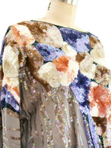 Neil Bieff Sequined Silk Ensemble Suit arcadeshops.com