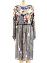 Neil Bieff Sequined Silk Ensemble Suit arcadeshops.com
