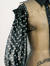 Gianfranco Ferre Chiffon Open Shoulder Shirt Top arcadeshops.com