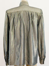 Nina Ricci Lurex Stripe Top Top arcadeshops.com