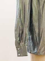 Nina Ricci Lurex Stripe Top Top arcadeshops.com