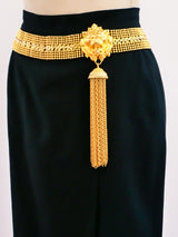 Gianfranco Ferre Gold Tassel Skirt Skirt arcadeshops.com