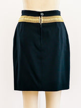 Gianfranco Ferre Gold Tassel Skirt Skirt arcadeshops.com