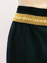 Gianfranco Ferre Gold Tassel Skirt Skirt arcadeshops.com