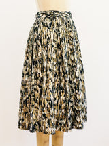 1950's Metallic Felted Skirt Skirt arcadeshops.com