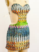 Paraphrenalia Sequin Jumper Dress arcadeshops.com