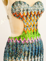 Paraphrenalia Sequin Jumper Dress arcadeshops.com