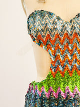 Paraphrenalia Sequin Jumper Dress arcadeshops.com