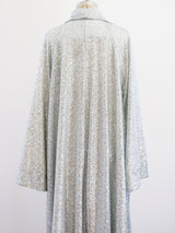 Rodarte Silver Sequin Coat Dress Jacket arcadeshops.com