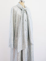 Rodarte Silver Sequin Coat Dress Jacket arcadeshops.com