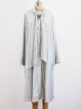 Rodarte Silver Sequin Coat Dress Jacket arcadeshops.com