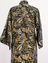 Chinese Pagoda Jacquard Robe Jacket arcadeshops.com