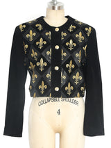 North Beach Leather Fleur De Lis Jacket Jacket arcadeshops.com