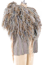 Art To Wear Yarn Shag Vest Jacket arcadeshops.com