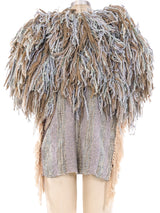 Art To Wear Yarn Shag Vest Jacket arcadeshops.com