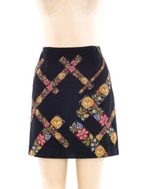 Moschino Tapestry Ribbon Trimmed Skirt Suit Suit arcadeshops.com