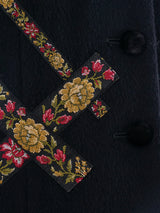 Moschino Tapestry Ribbon Trimmed Skirt Suit Suit arcadeshops.com