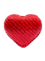 Red Heart Wicker Bag Accessory arcadeshops.com