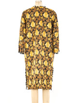 Metallic Floral Brocade Duster Jacket arcadeshops.com