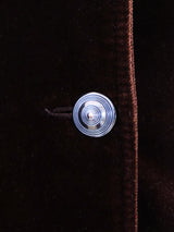 Gianni Versace Embellished Velvet Motorcycle Jacket Jacket arcadeshops.com
