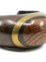 Hand-Carved Wood Cuff Accessory arcadeshops.com