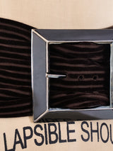 Galanos Striped Velvet Waist Belt Accessory arcadeshops.com