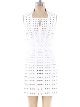 Jitrois Leather Eyelet Dress Dress arcadeshops.com