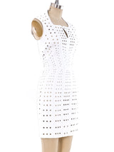 Jitrois Leather Eyelet Dress Dress arcadeshops.com