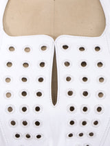 Jitrois Leather Eyelet Dress Dress arcadeshops.com