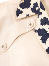 Thierry Mugler Leopard Print Trimmed Suit Suit arcadeshops.com